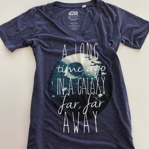 Star Wars V Neck T Shirt Size M